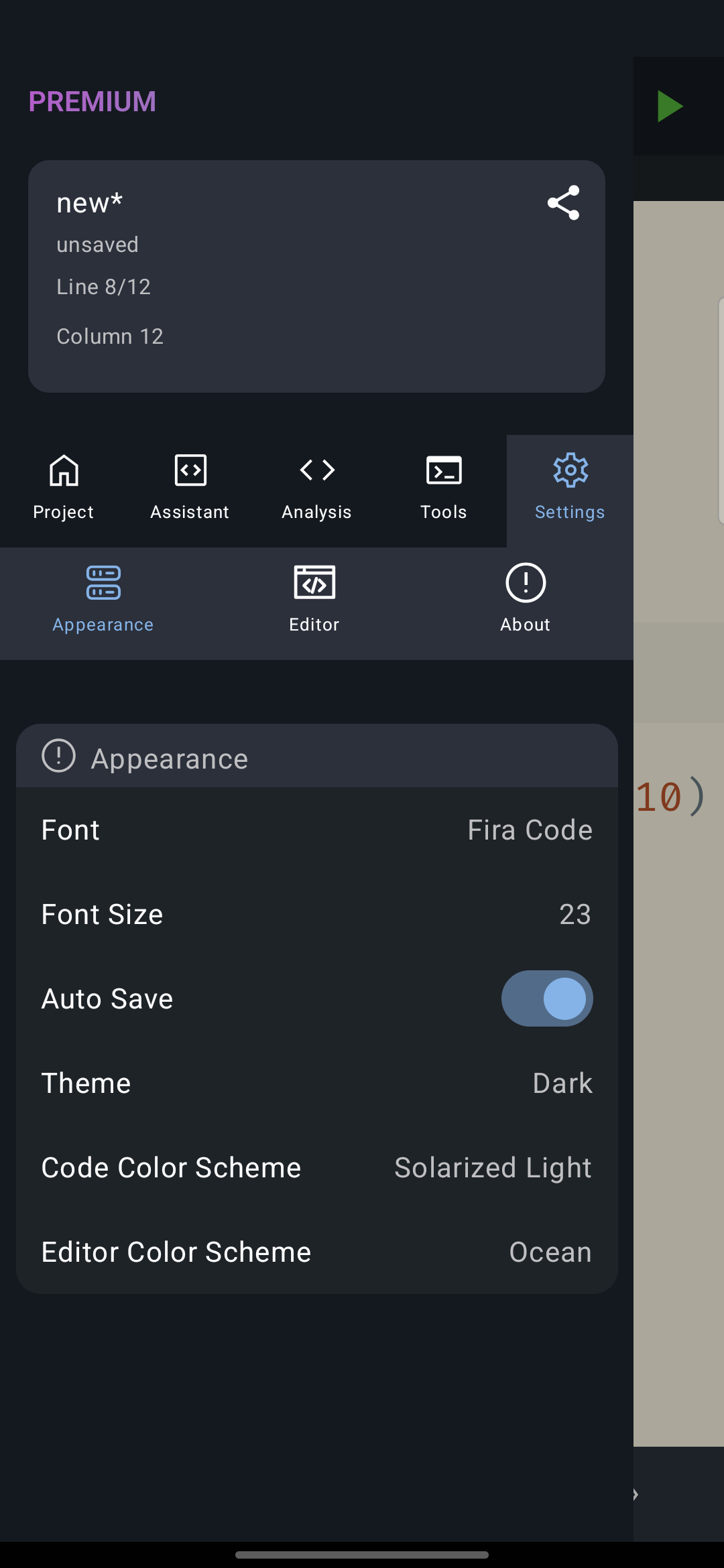 PyramIDE - Mobile Python IDE with AI Assistant